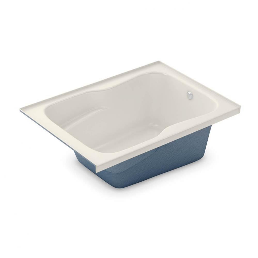 SBF-3260 AcrylX Alcove Right-Hand Drain Homestead Bath in Biscuit