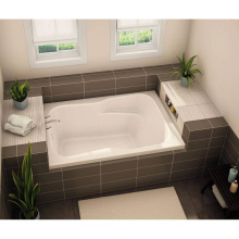 Aker 141089-058-002-001 - SBF-3660 AcrylX Alcove Left-Hand Drain Homestead Bath in White
