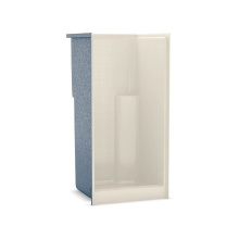 Aker 141186-000-004-000 - S-36T AcrylX Alcove Center Drain One-Piece Shower in Bone