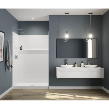 Aker 141478-000-002-000 - FHA 5038 SH AcrylX Alcove Center Drain One-Piece Shower in White