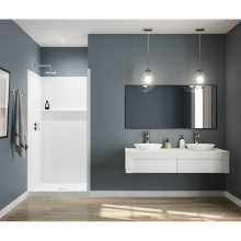 Aker 141479-000-002-002 - FHA 3838 RF AcrylX Alcove Left-Hand Drain One-Piece Shower in White