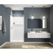 Aker 141480-000-002-000 - FHA 3838 RRF AcrylX Alcove Center Drain One-Piece Shower in White