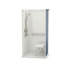 Aker 141328-R-000-002 - OPS-3636-RS MASS Compliant 36 in. x 36 in. x 76.625 in. 1-piece Alcove Shower with Right-hand Grab