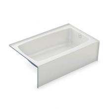 Aker 141352-L-000-002 - TO-3660 60 in. x 36 in. Rectangular Alcove Bathtub with Left Drain in White