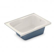 Aker 141089-058-007-002 - SBF-3660 AcrylX Alcove Right-Hand Drain Homestead Bath in Biscuit