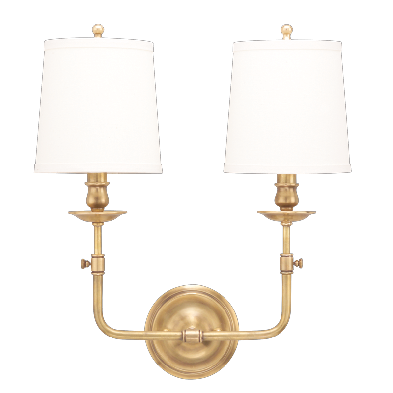 2 LIGHT WALL SCONCE