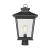 Bellmon 1-Light Outdoor Post Lantern Powder Coated Black