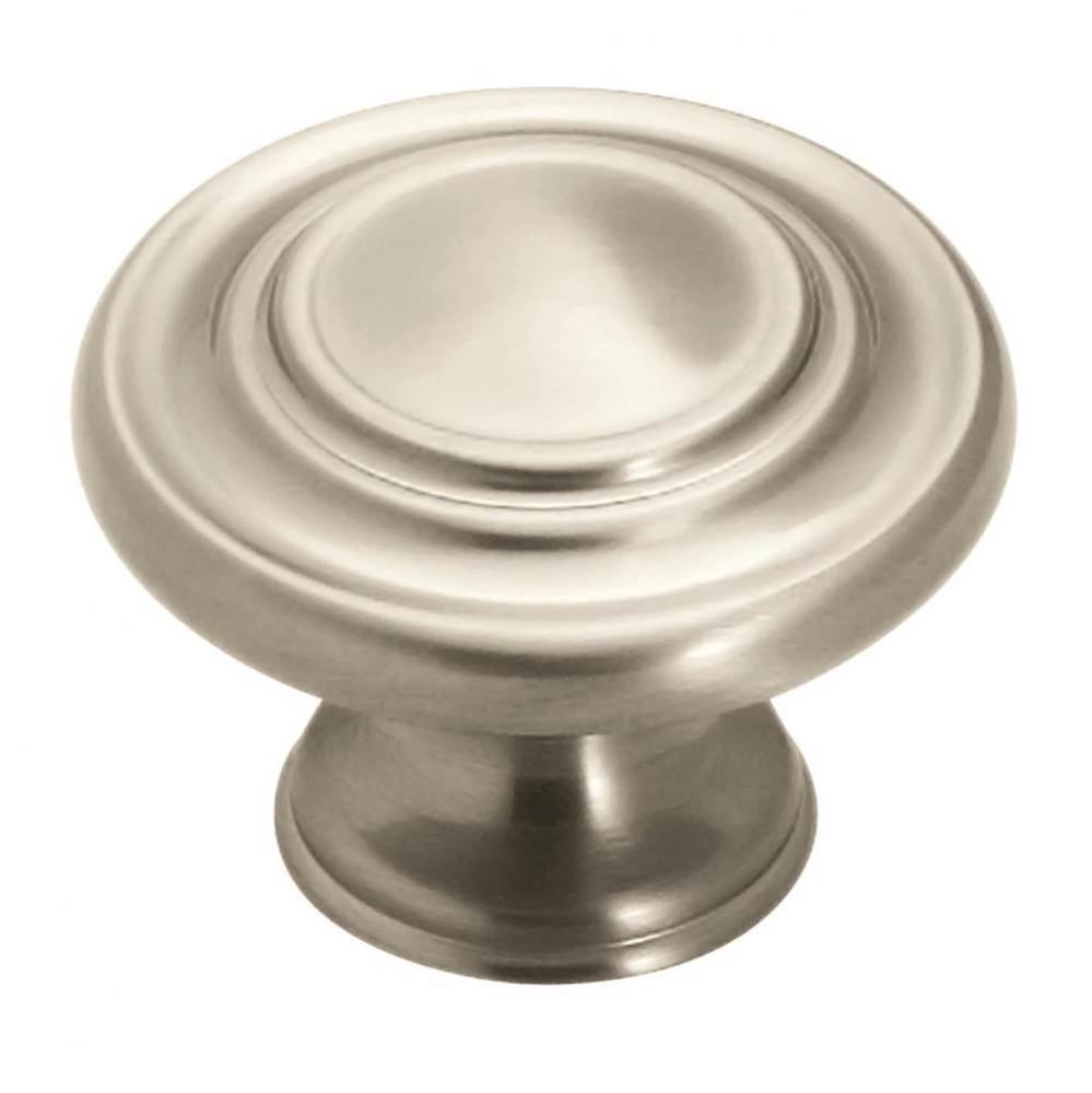 Inspirations 1-5/16 in (33 mm) Diameter Satin Nickel Cabinet Knob
