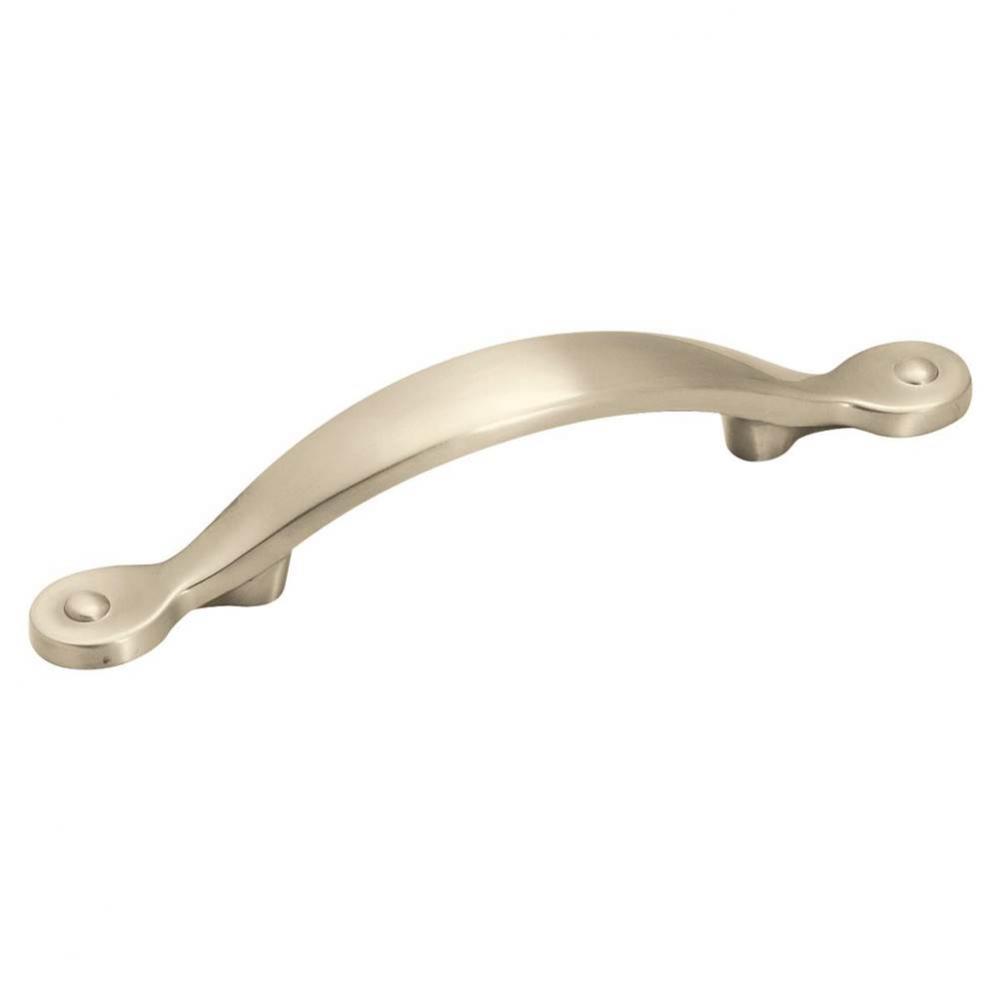 Inspirations 3 in (76 mm) Center-to-Center Satin Nickel Cabinet Pull