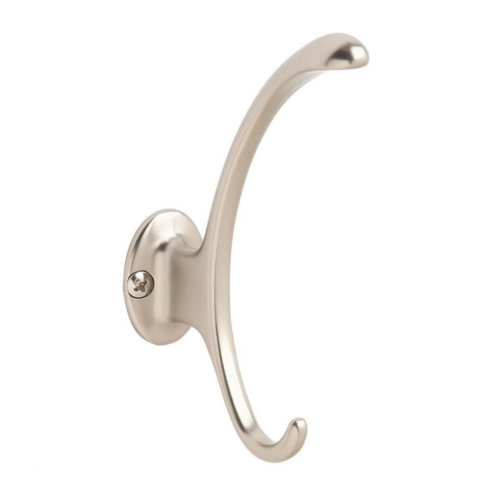 Contemporary Silver Coat and Hat Hook