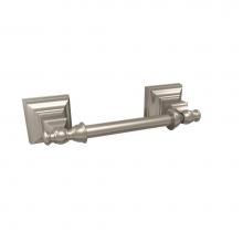 Amerock BH26517G10 - Markham Pivoting Double Post Tissue Roll Holder in Brushed Nickel