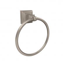Amerock BH26511G10 - Markham 6-7/8 in (175 mm) Length Towel Ring in Brushed Nickel