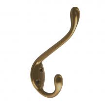Amerock H55451GB - Large Gilded Bronze Coat and Hat Hook