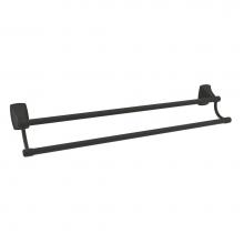 Amerock BH26505MB - Clarendon 24 in (610 mm) Double Double Towel Bar in Matte Black