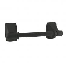 Amerock BH26507MB - Clarendon Pivoting Double Post Tissue Roll Holder in Matte Black