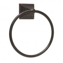 Amerock BH26511ORB - Markham 6-7/8 in (175 mm) Length Towel Ring in Oil-Rubbed Bronze