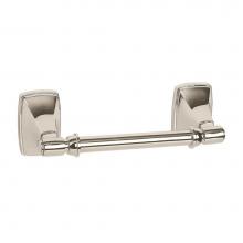 Amerock BH2650726 - Clarendon Pivoting Double Post Tissue Roll Holder in Polished Chrome