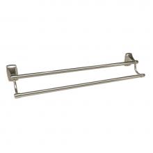 Amerock BH26505PN - Clarendon 24 in (610 mm) Double Double Towel Bar in Polished Nickel