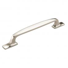 Amerock BP55321PN - Highland Ridge 6-5/16 in (160 mm) Center-to-Center Polished Nickel Cabinet Pull