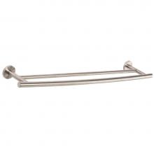 Amerock BH26545SS - Arrondi 24 in (610 mm) Double Towel Bar in Stainless Steel