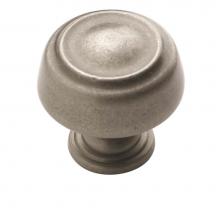 Amerock BP53700WN - Kane 1-3/16 in (30 mm) Diameter Weathered Nickel Cabinet Knob