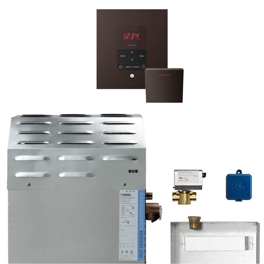 Super (Butler) 15 kW (15000 W) Steam Shower Generator Package with iTempoPlus Control in Square Oi