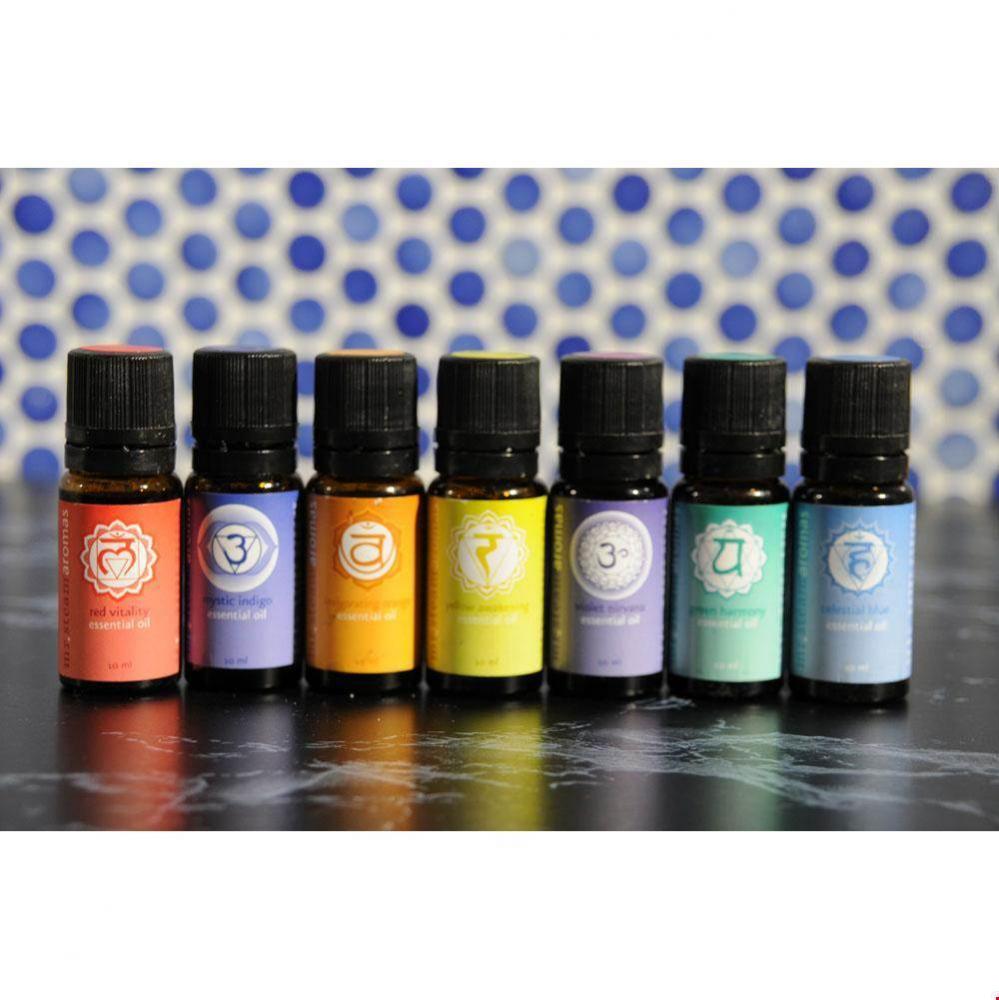 Chakra 7 10ml bottle Oil Pack for use with Steam Head and Towel Warmer wells
