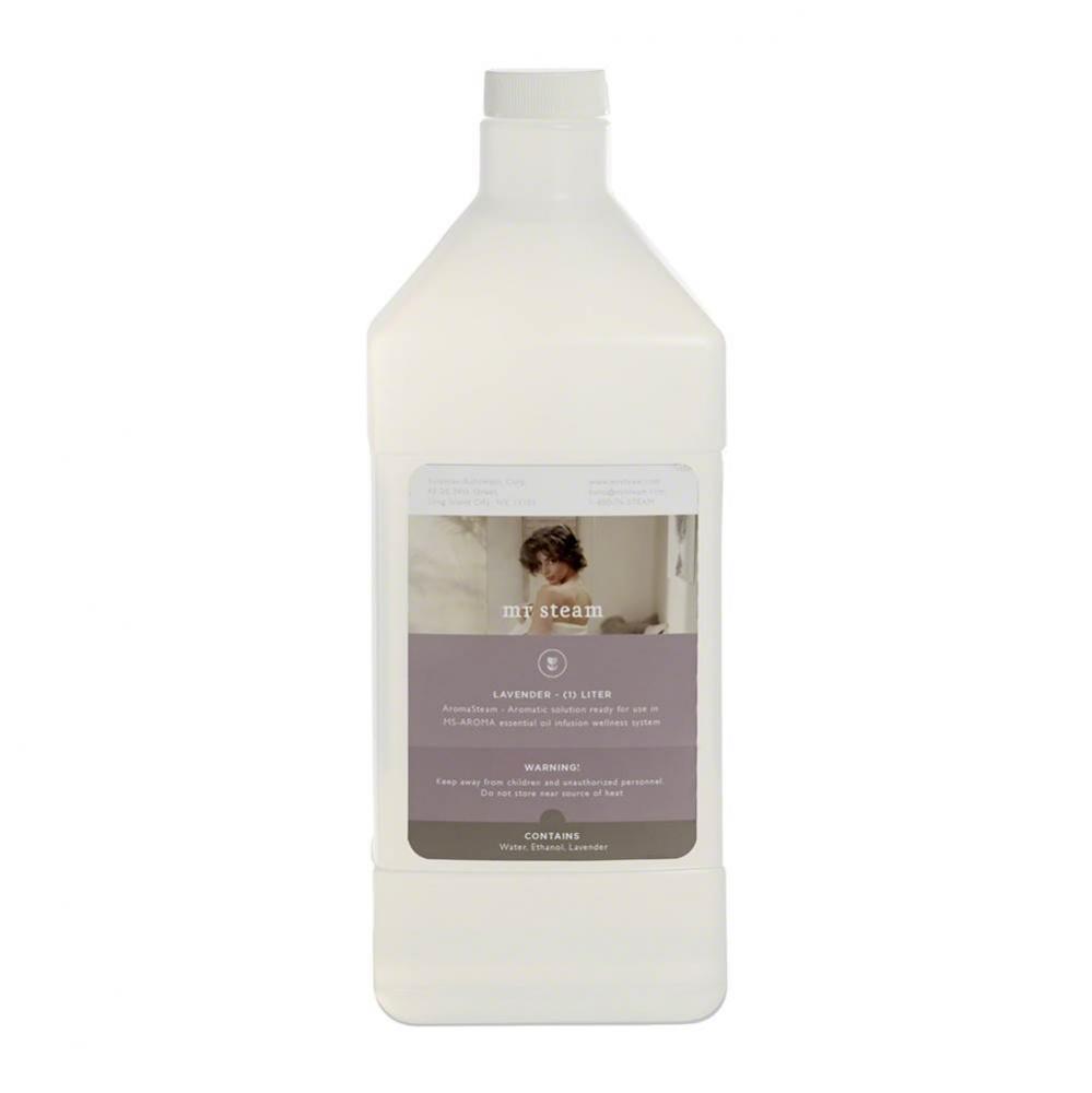 Lanvender Aromasteam Oil one liter 33oz bottle for use with AromaSteam pump