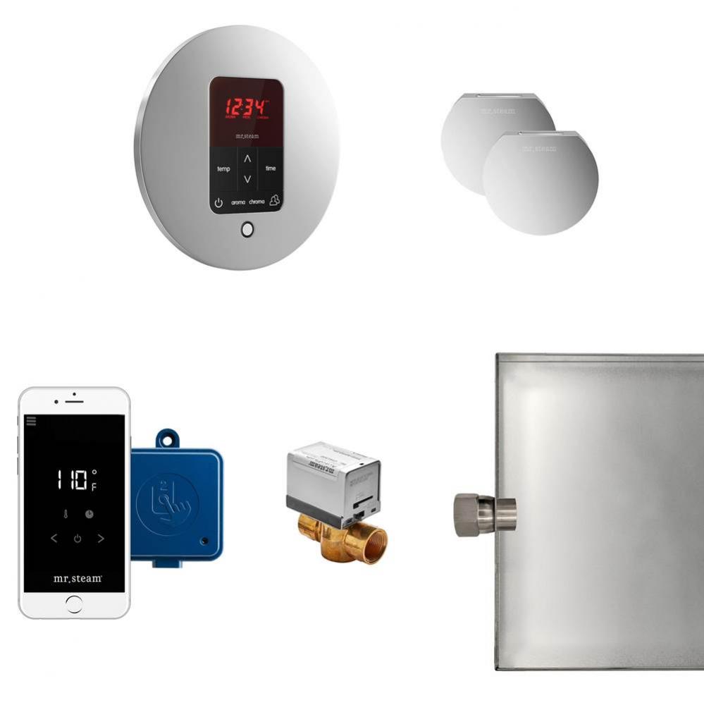 Butler Max Steam Shower Control Package with iTempoPlus Control and Aroma Designer SteamHead in Ro