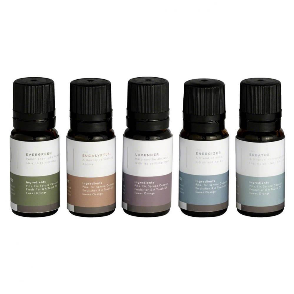 Multi Essential Aroma Oil Package in 10 mL Bottle