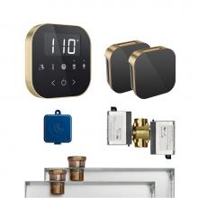 Mr. Steam ABUTLER2B PB - AirButler 2 Package Black Polished Brass