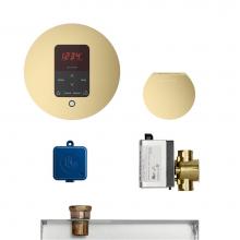 Mr. Steam MSBUTLER1RD-SB - Butler Steam Shower Control Package with iTempoPlus Control and Aroma Designer SteamHead in Round