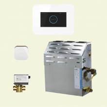 Mr. Steam S1C1AI3WH - 10kW Steam Bath Generator with iSteam3 AutoFlush Package in White