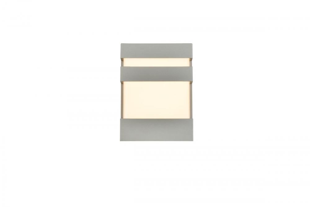 LED Wall Sconce W6&#39;&#39;E3&#39;&#39;H8&#39; Silver