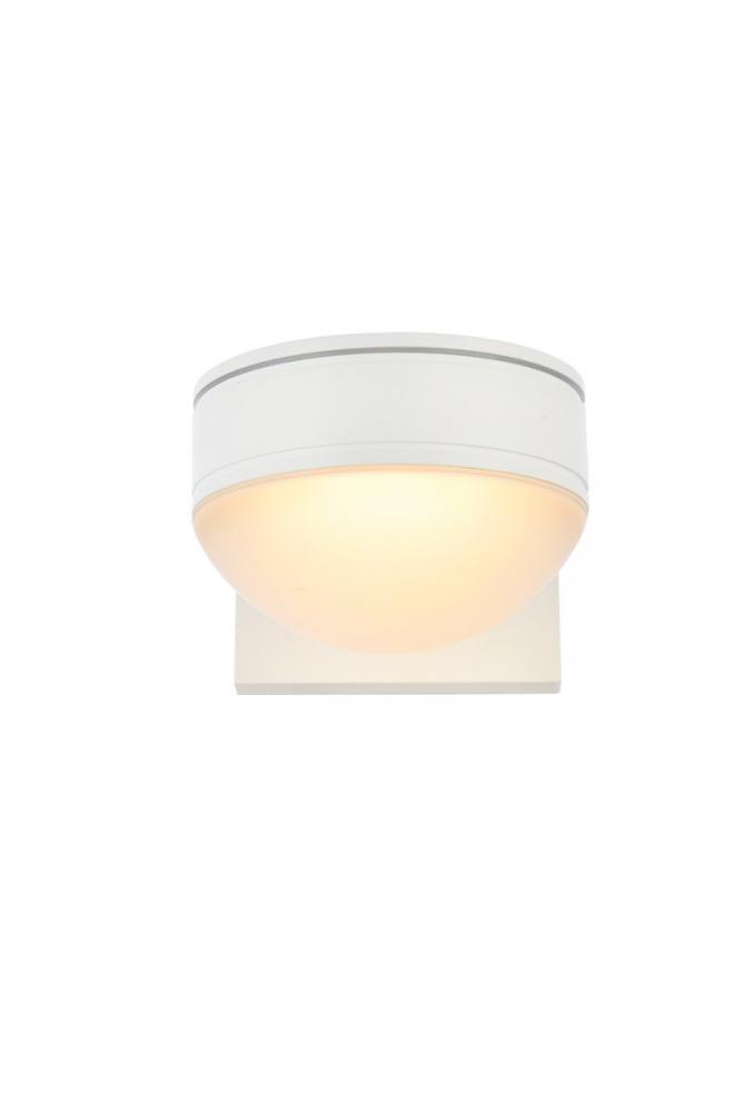 LED Wall Sconce D5&#39;&#39;E6.5&#39;&#39;H5.5&#39;&#39; White