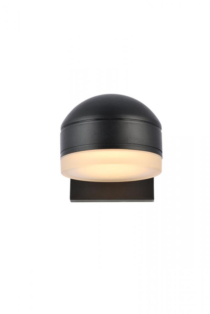 LED Wall Sconce D5&#39;&#39;E6.5&#39;&#39;H5.5&#39;&#39; Black