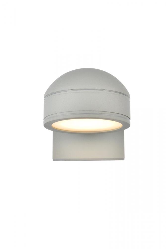 LED Wall Sconce D5&#39;&#39;E6.5&#39;&#39;H5.5&#39;&#39; Silver