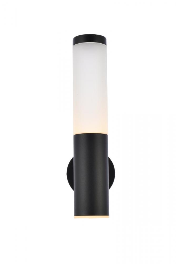 LED Wall Sconce W4.5&#39;&#39;E4.5&#39;&#39;H16&#39;&#39; Black