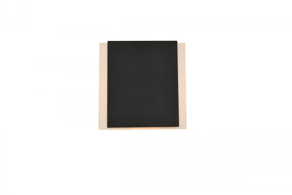 LED Wall Sconce W7&#39;&#39;E2&#39;&#39;H7&#39;&#39; Black