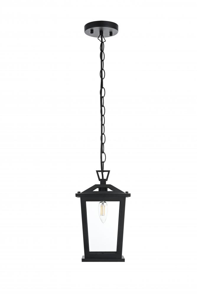 Outdoor Hanging L7&#34; W5.5&#34; H12&#34; L1 Black