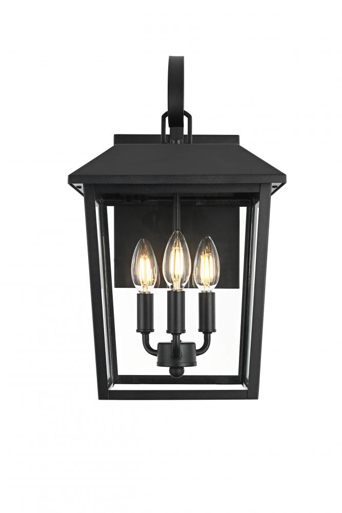 Wall Sconse W10&#34;D11.2&#34;H17.3&#34; Black