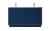 60 Inch Double Bathroom Vanity In Blue