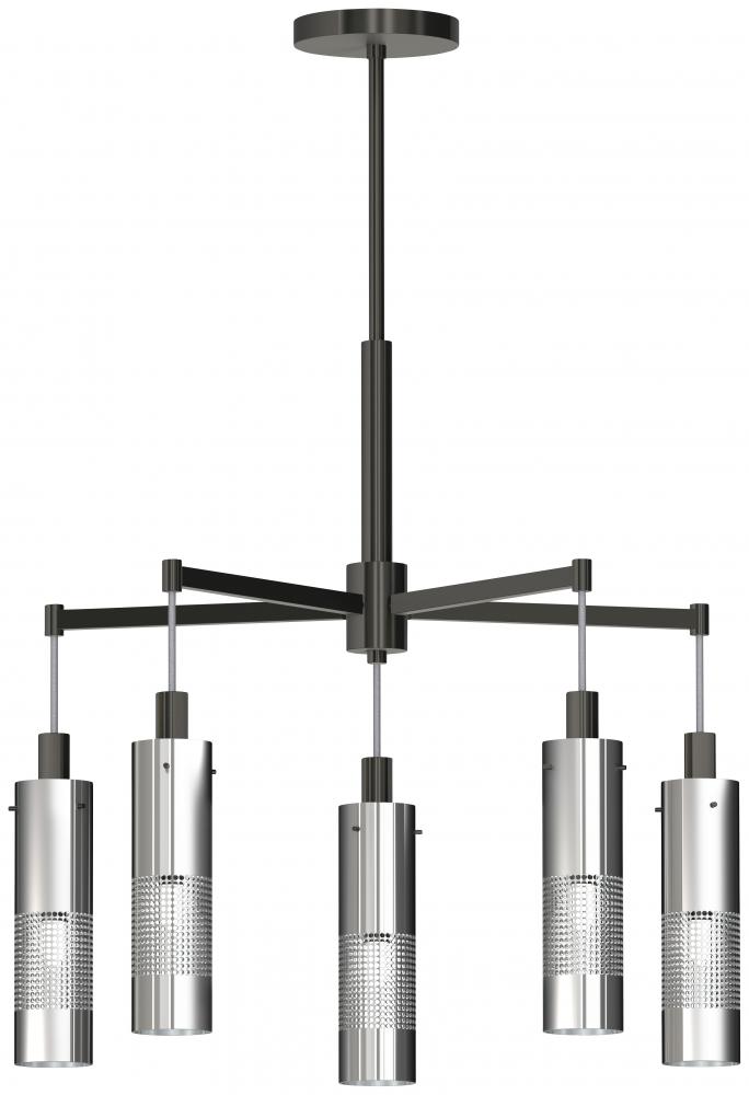 GRID 3 - 5 LIGHT CHANDELIER