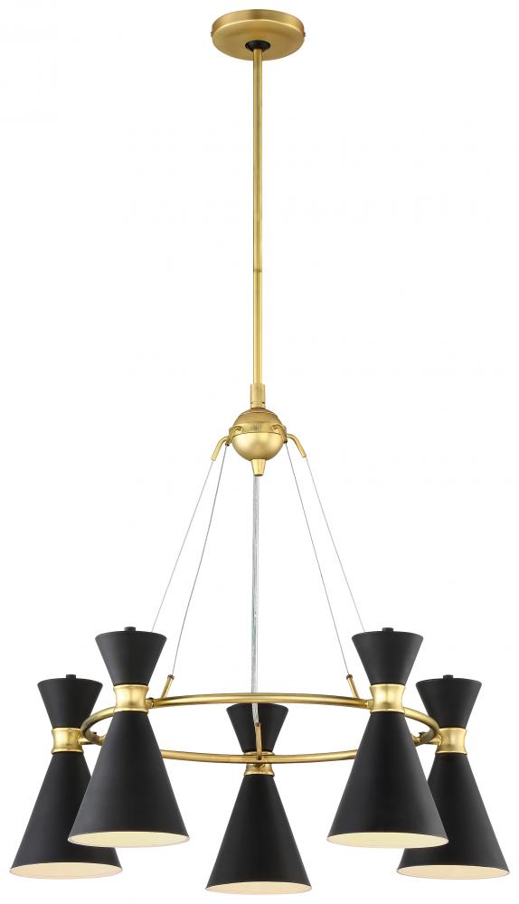 CONIC - 5 LIGHT CHANDELIER