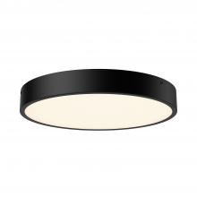 ALORA  FM554015MB-5CCT - Adelaide 15-in Matte Black LED Flush Mount