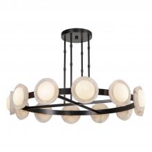 ALORA  CH320050UBAR - Alonso 50-in Urban Bronze/Alabaster LED Chandeliers