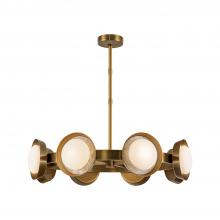 ALORA  CH320837VB - Alonso 37-in Vintage Brass LED Chandeliers