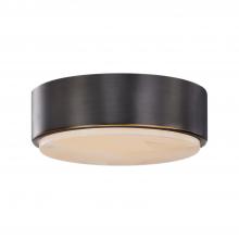 ALORA  FM325108UBAR-5CCT - Blanco 8-in Urban Bronze/Alabaster LED Flush Mount