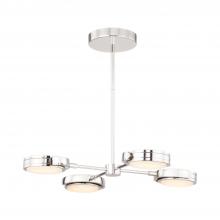 ALORA  PD325428PNAR - Blanco 28-in Polished Nickel/Alabaster LED Pendant