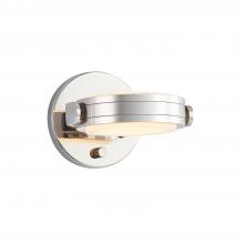 ALORA  WV325106PNAR - Blanco 6-in Polished Nickel/Alabaster LED Wall/Vanity